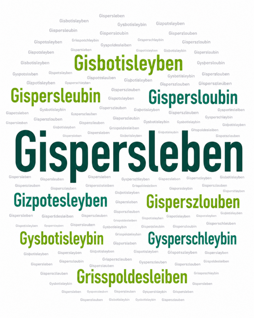 Wortwolke Gispersleben