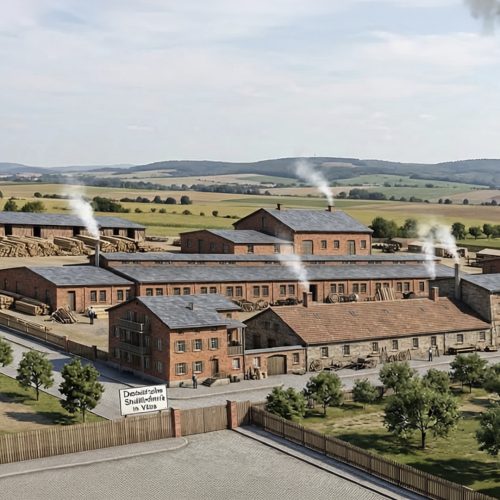 Oschatzwerke Gispersleben - Historische Aufnahme